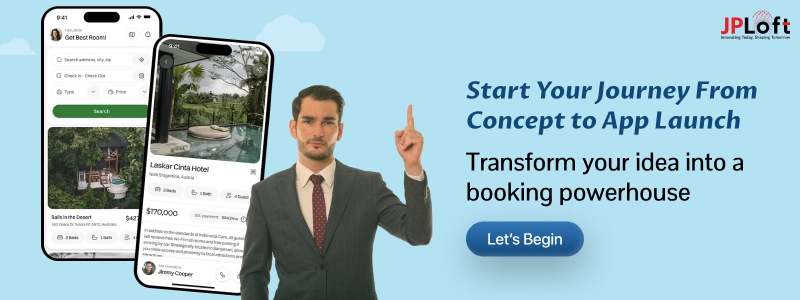 Develop an Hotel Booking App CTA